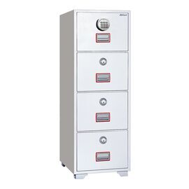 Картотечный сейф Diplomat DFC4000E3K, DFC - вариант: 4 ящика, DFC - исполнение: Стандартный, DFC - запирание: 1 эл.+ 3 кл. замка, DFC - оборудование: Под А4