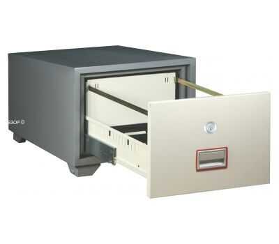 Картотечный сейф Diplomat DFC1000, DFC - вариант: 1 ящик, DFC - исполнение: Стандартный, DFC - запирание: 1 кл. замок, DFC - оборудование: Под А4