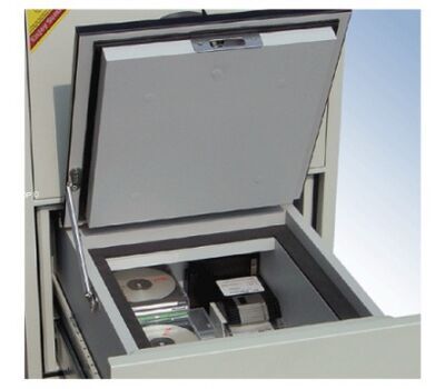 Картотечный сейф Diplomat DFC4000LE, DFC - вариант: 4 ящика, DFC - исполнение: Глубокий, DFC - запирание: 1 эл.+ 3 кл. замка, DFC - оборудование: Под А4
