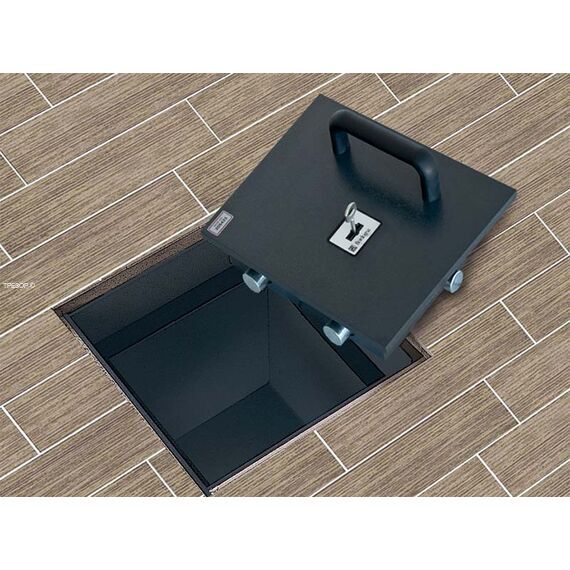 Встраиваемый в пол сейф P01 Floor, Вариант исполнения: Ключевой